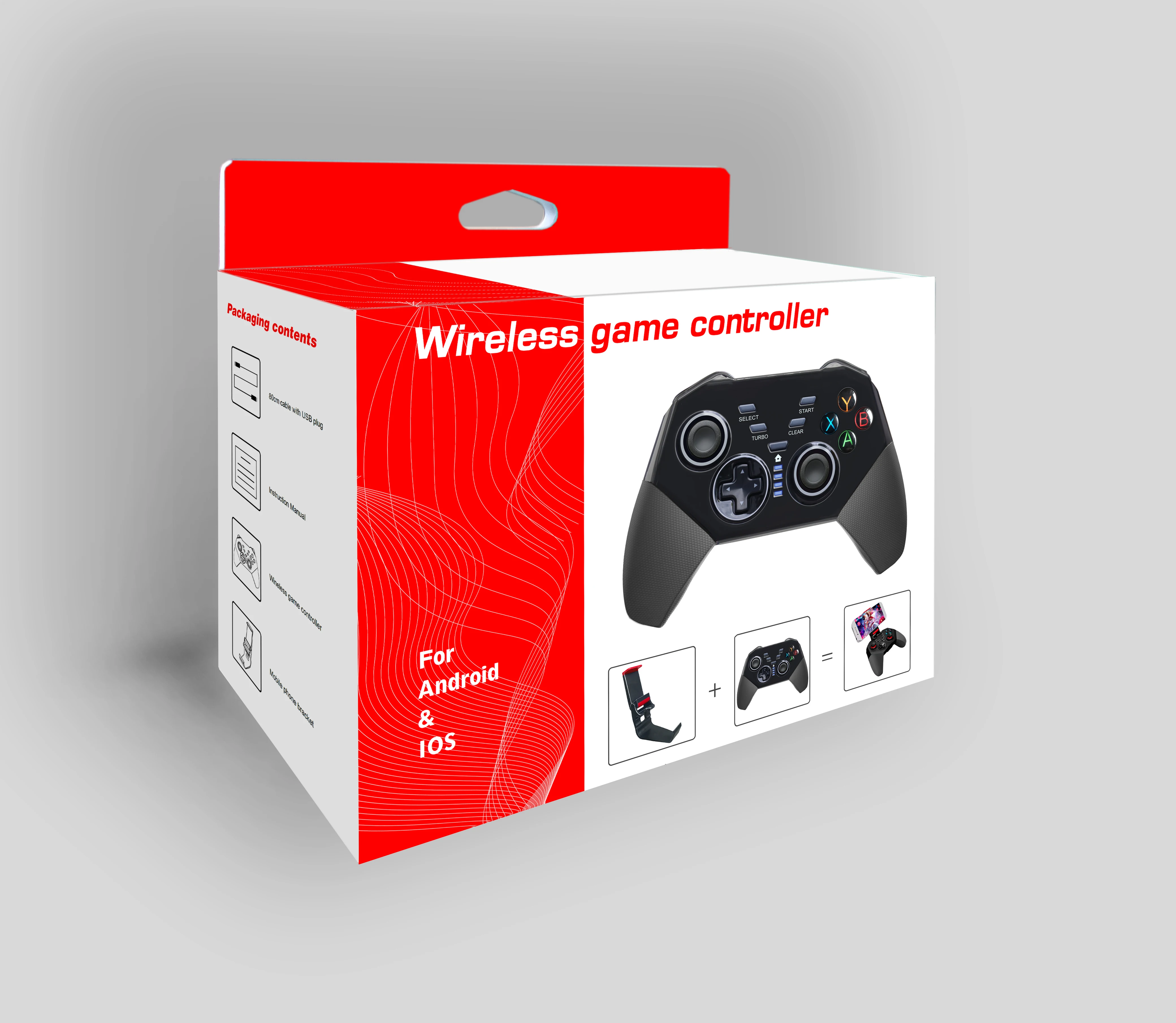 Беспроводной Bluetooth V4.0 Android/IOS джойстик игровой контроллер для Мобильный телефон с