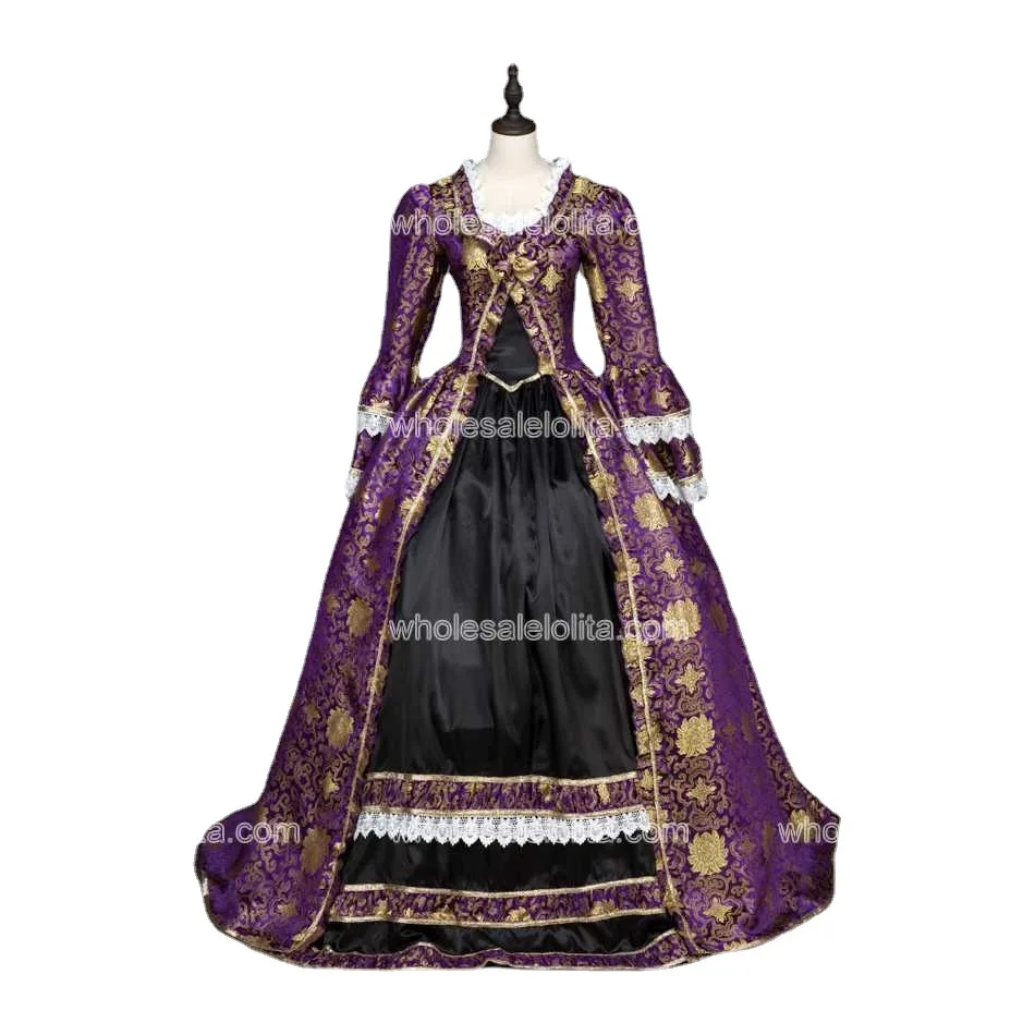 Высококачественное готическое платье принцессы в стиле ренессанса колоний