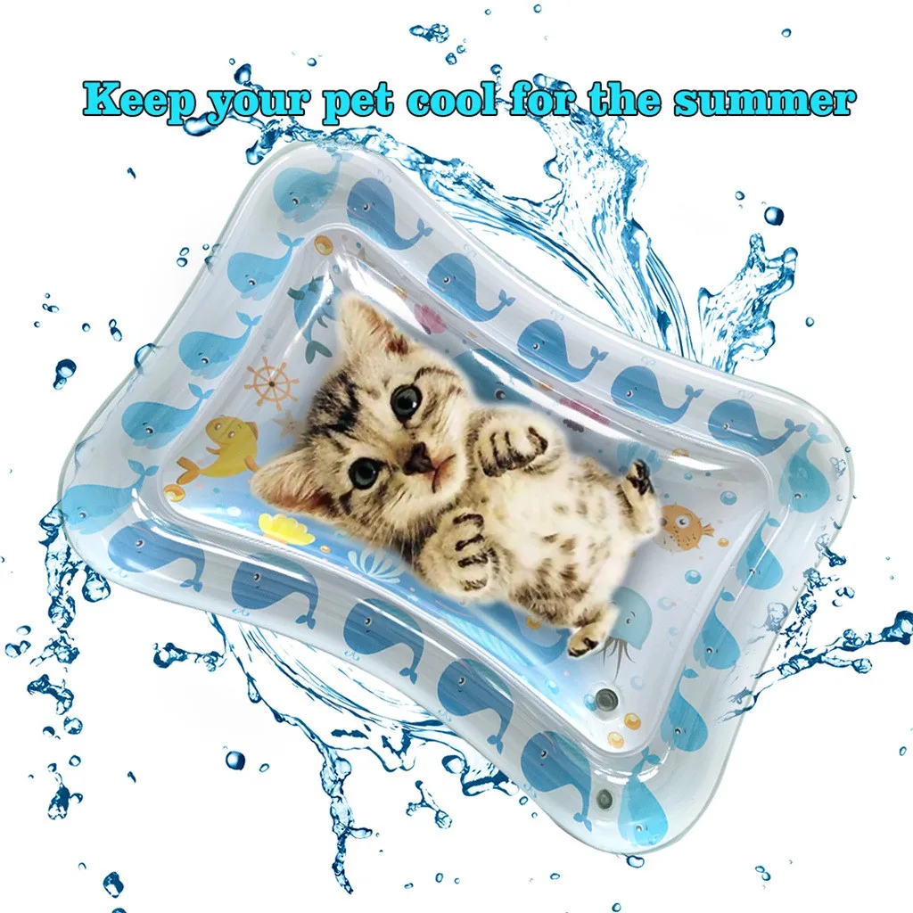 Детский водный игровой коврик надувной для новорожденных с временем живота