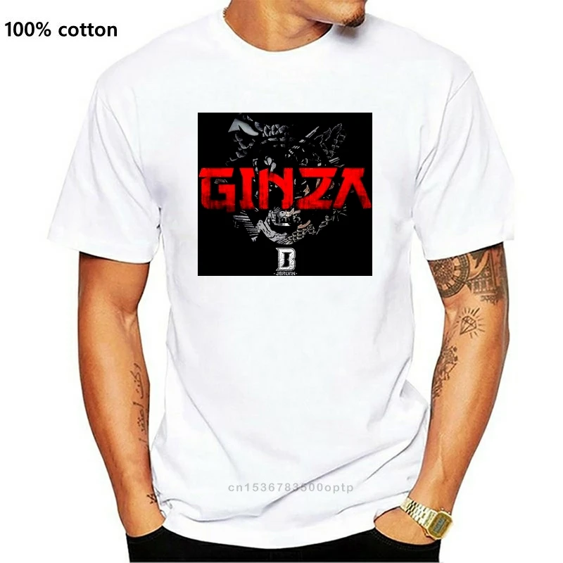 Новая мужская футболка J Balvin Ginza-черная |