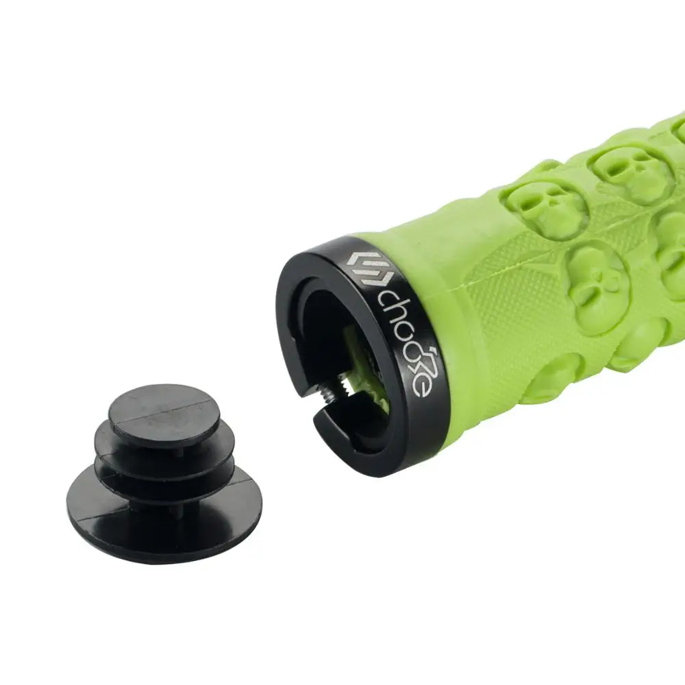 

2pcs/1 Pair Handlebar Grips Bicycle Road Mountain Bike Handle Double Lock on Aluminium Alloy Handlebar Hand Cover