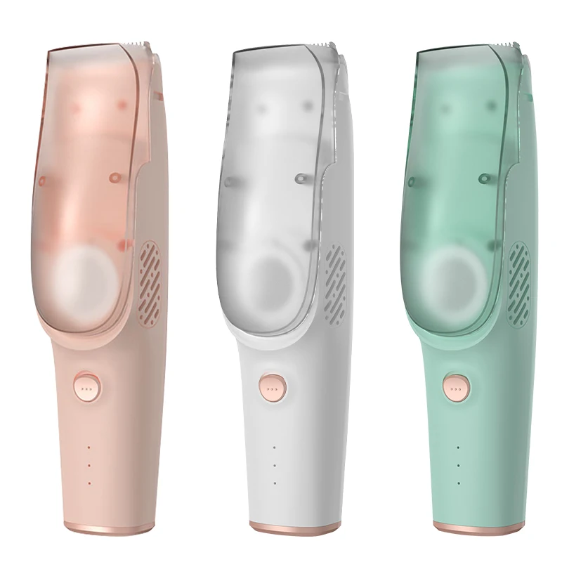 

RESUXI 0973 Quiet Vacuum Hair Trimmer Auto Suck Snipped Hair Children Infants Cordless Rechargeable Waterproof Baby Hair Clipper