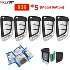 5 шт.лот KEYDIY 3 кнопки универсальные B29 металлические кнопки пульт дистанционного управления автомобильный ключ KD пульт дистанционного управления для KD900 KD900 + URG200 KD-X2 Mini KD
