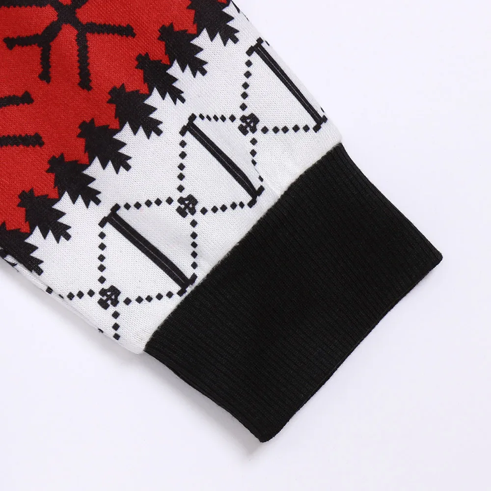 Зимний свитер для пар пуловер двух человек страшный парные пуловеры новинка