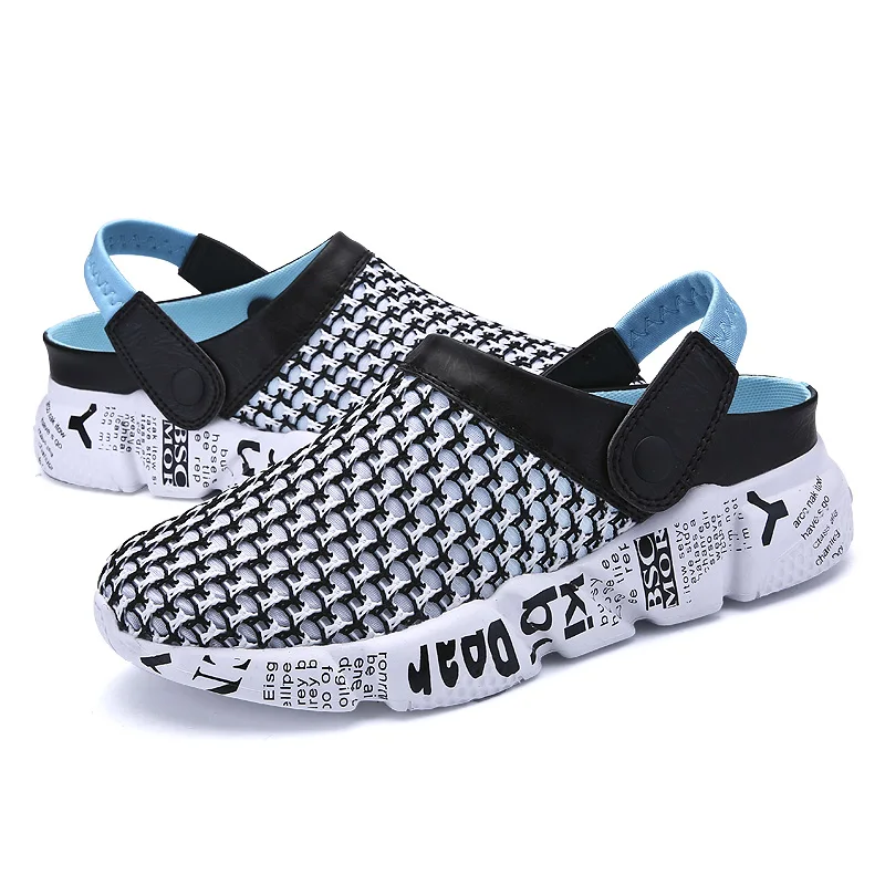 

Size 39-46 Summer Mesh Shoes Men Sandals Beach Slippers Clogs Male Sneaker Clogs Man Zuecos Sandalias Zapatos Hombre A-032
