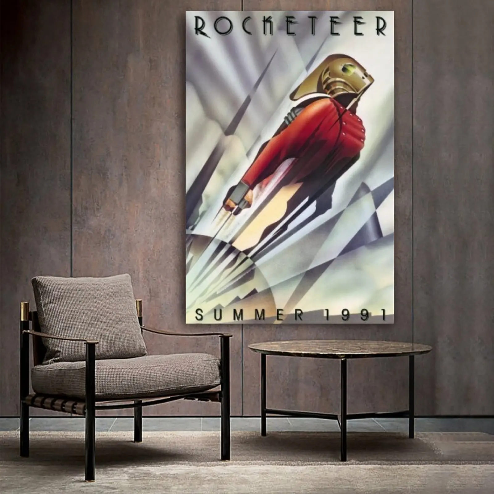 

The Rocketeer - Flying Movie Poster Decorative Painting Canvas Wall Art Living Room Posters Bedroom Painting
