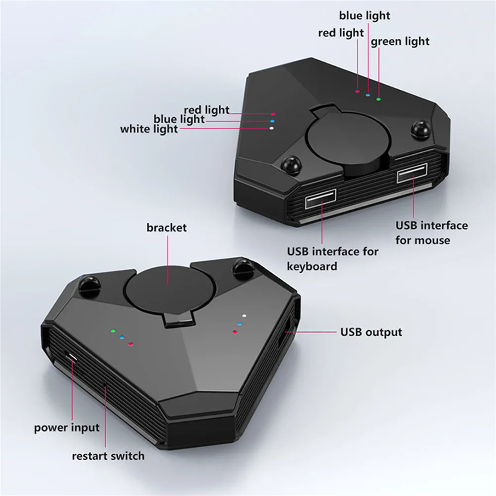 

Gamepad Bluetooth 5.0 Gaming Controller Keyboard Mouse Converter for PUBG Game Android IOS Mobile Phone Tablet Accessories