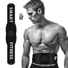 Пояс для стимулятора мышц с светодиодный дисплеем ABS тренажер EMS тонизирующие ремни для брюшной полости фитнес-тренировки для мужчин женщин мужчин домашний тренажер для тренажерного зала