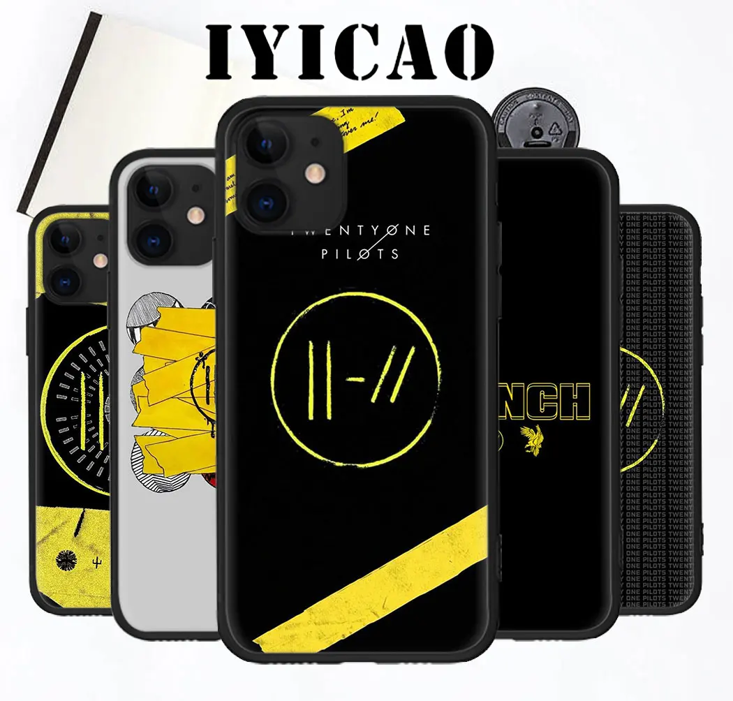 Мягкий силиконовый чехол для iPhone 5 5s SE 10 X XS XR Max 6 6s 7 8 Plus 11 pro max Twenty one pilots|Бамперы| |