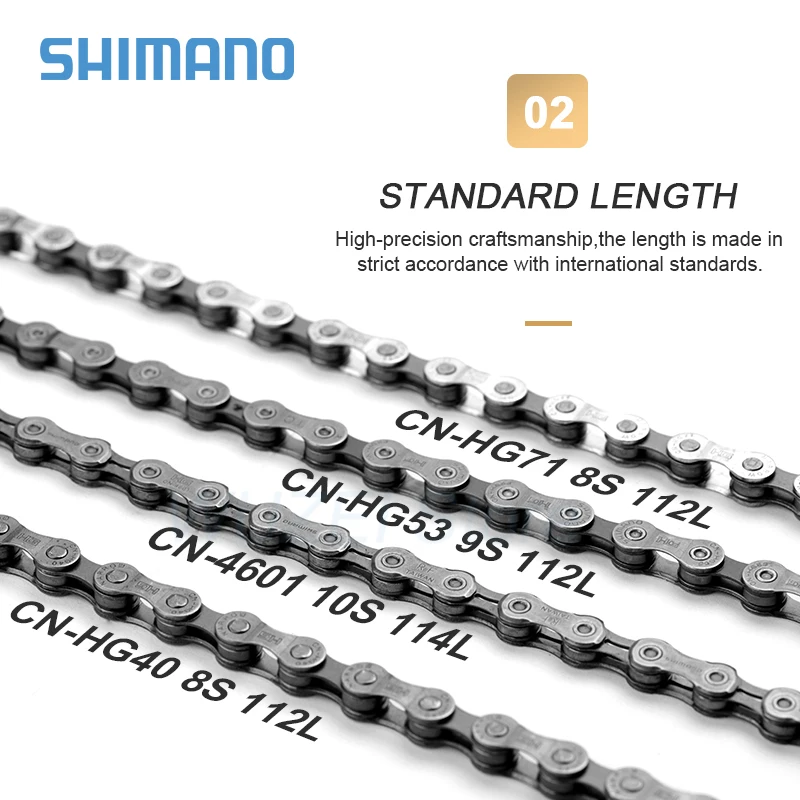 Цепь велосипедная Shimano 6/7/8/9/10 скоростей 10 в для горных велосипедов | Спорт и