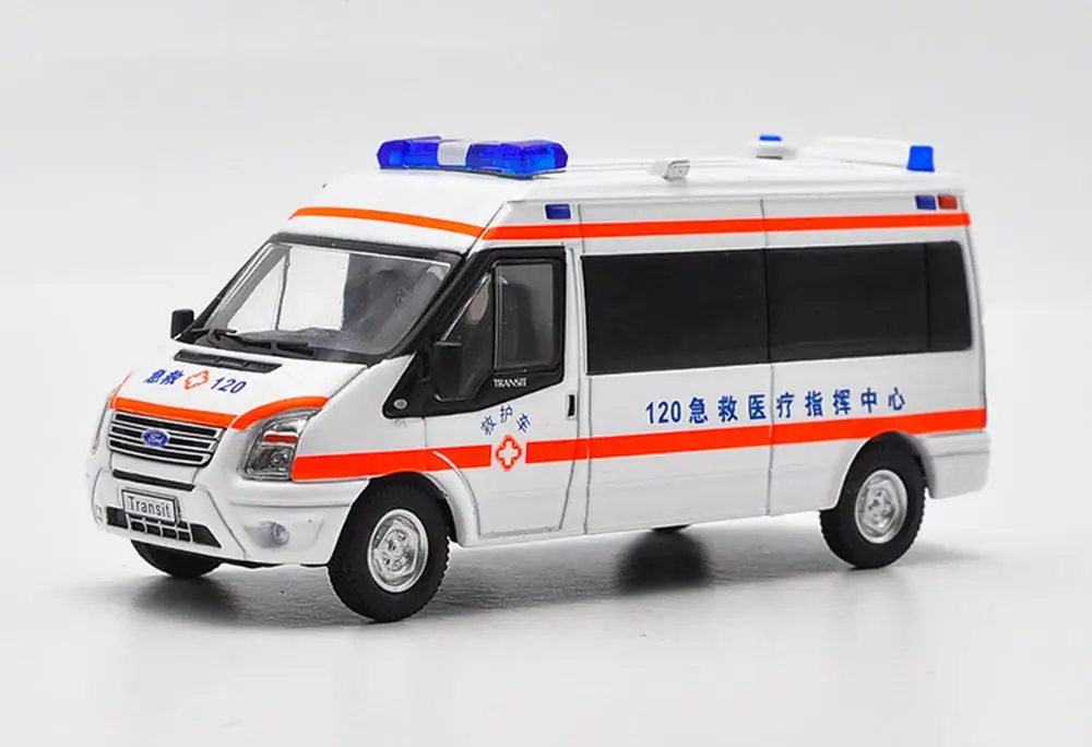 1/64 GCD Ford Transit Van автомобиль скорой помощи литой модель игрушки коллекция | Игрушки