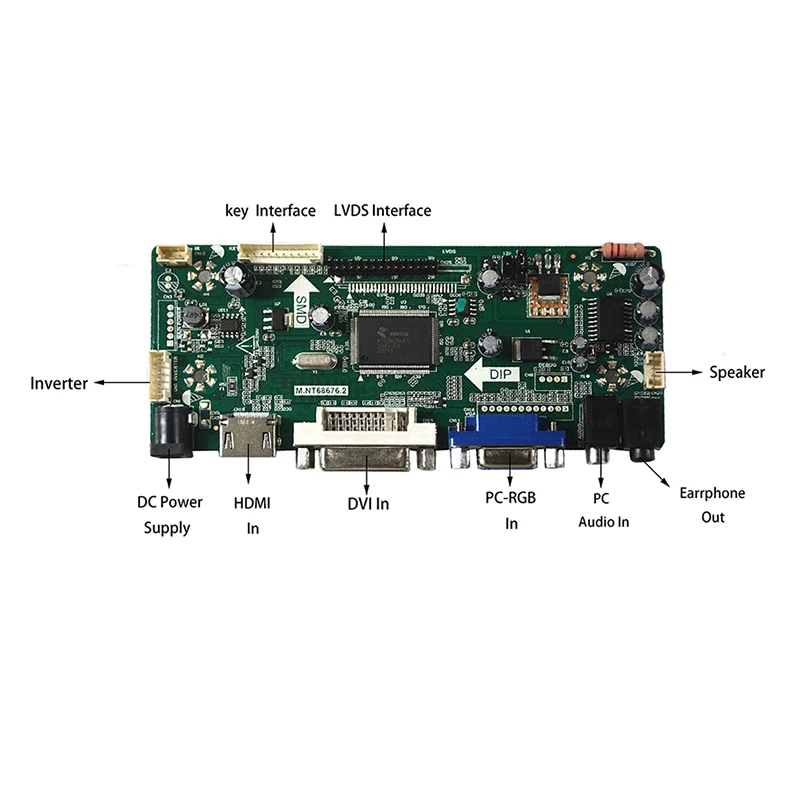 VGA HDMI DVI ЖК дисплей плата контроллера для LM185WH2 TLA1 18 5 дюймов 1366x768 TLA3 LVDS