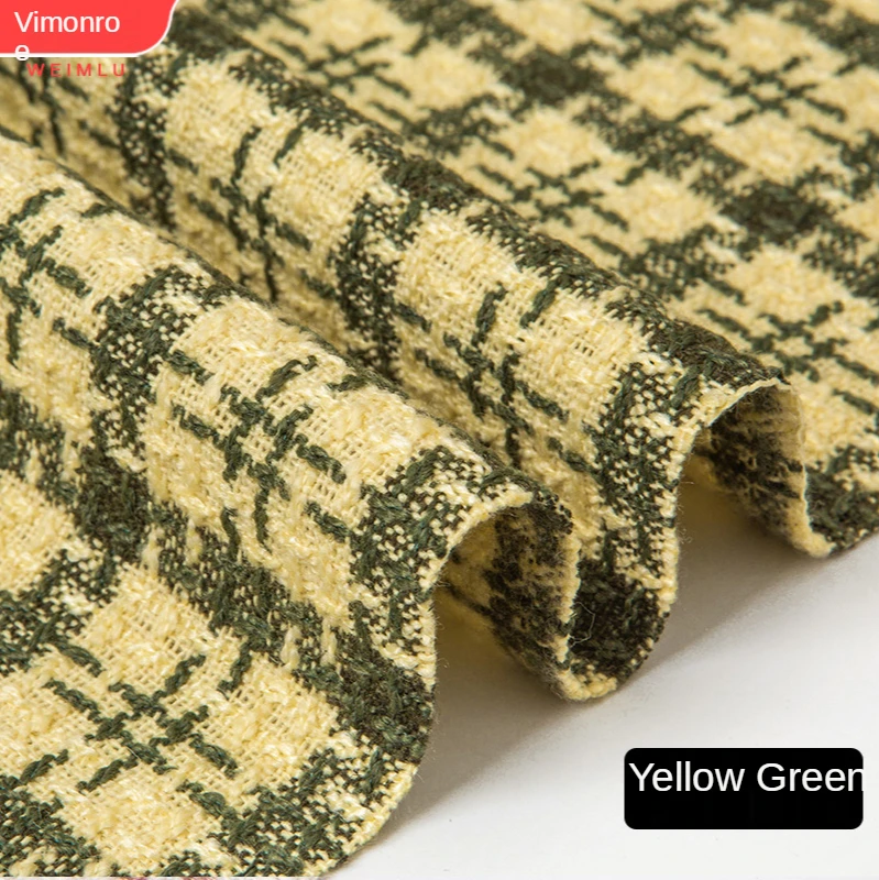 Твидовая маленькая Очаровательная ткань в клетку 150 см x 50 плотная твидовая