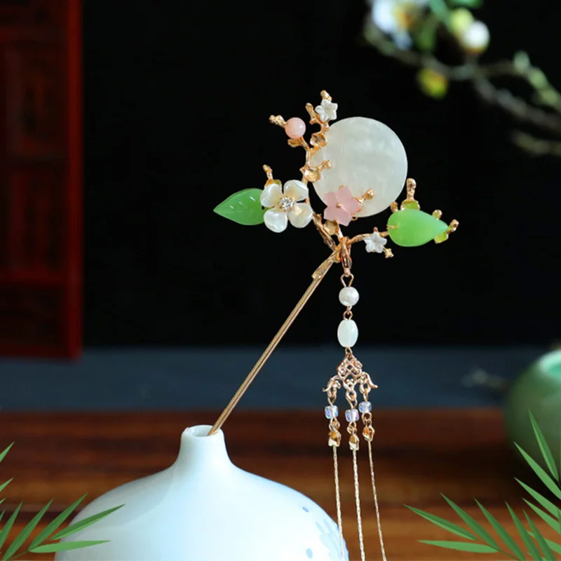 Заколка для волос Hanfu Kanzashi с длинными кисточками цвет в ассортименте|Украшения