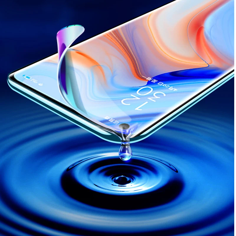 Гидрогелевая пленка для Oppo Find X3 Pro изогнутая Защитная экрана Neo HD (не закаленное