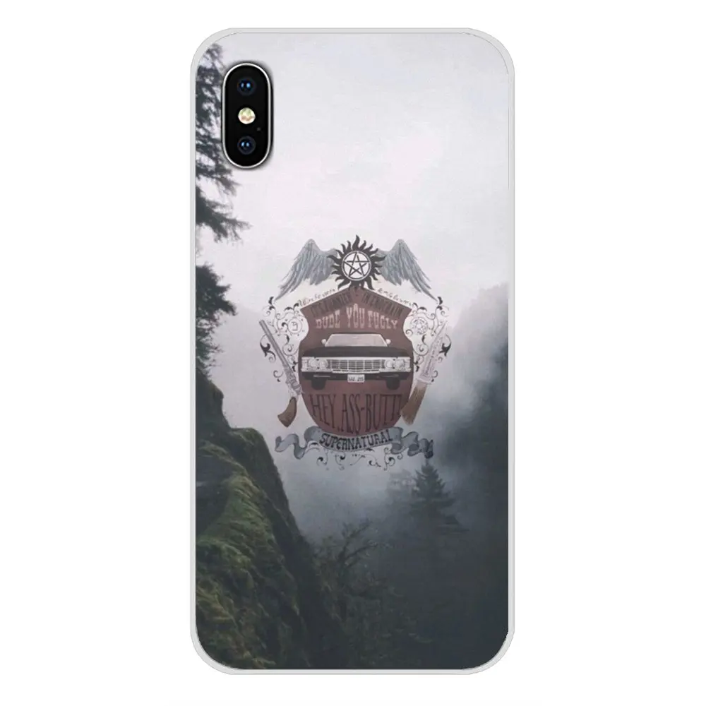 transparent tpu skin cover for apple iphone x xr xs 11pro max 4s 5s 5c se 6s 7 8 plus ipod touch 5 6 supernatural jared padaleck free global shipping