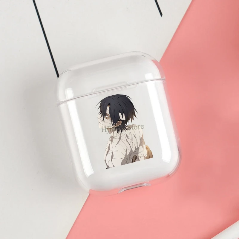 

Zack The Angels Of Death Cases For Apple AirPods 1 2 Case Clear Wireless Bluetooth Earphone Case Protective Shell