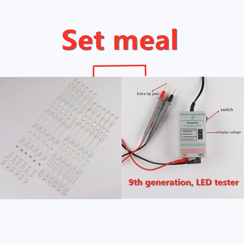 New LED Backlight strip For 500TT25 50PUT6400 50PFH4009/88 50PFL6340/T3 50PFL6540 50PFL5V40 TPT500DK-QS1 50PFK4509/12 50PFA4509 |
