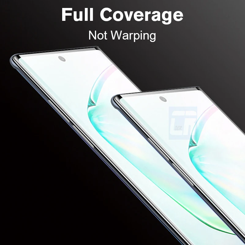 1-3Pcs Tempered Glass For Samsung Galaxy Note 8 9 10 Plus 20 Ultra 200D Full Curved Screen Protector For Samsung S10 S9 S8 Plus