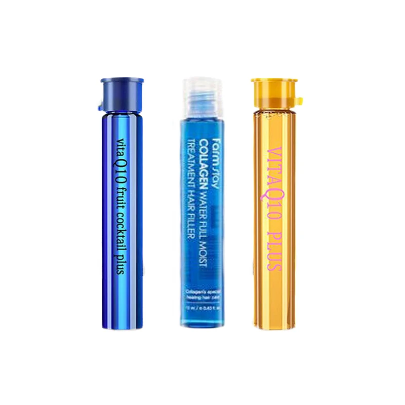 Витамин Q10 ампулы головы Сыворотки коллагеновая эссенция для волос кератина