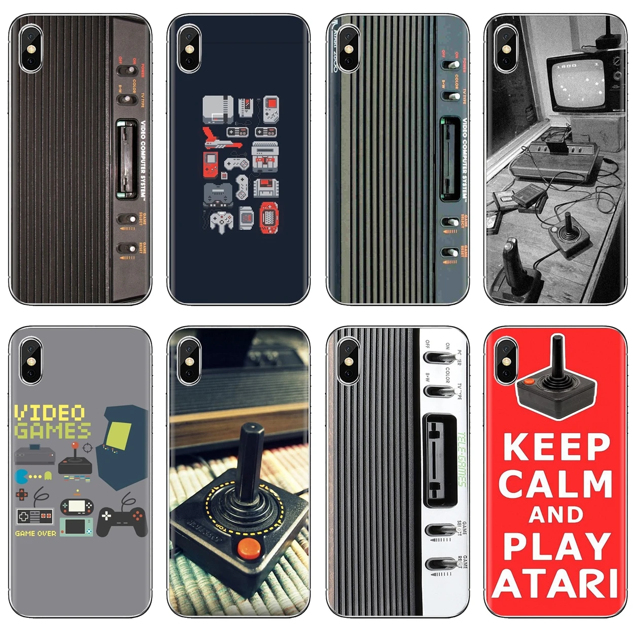 Мягкая кожа Чехол Atari 2600 консоли &quotOld School&quot для Samsung Galaxy A10 A40 A50 A70 A3 A5 A7 A9 A8 A6 плюс 2018
