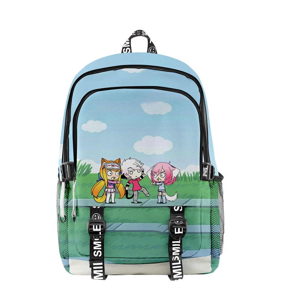 Водонепроницаемый школьный ранец для мальчиков и девочек Gacha Life дорожный рюкзак