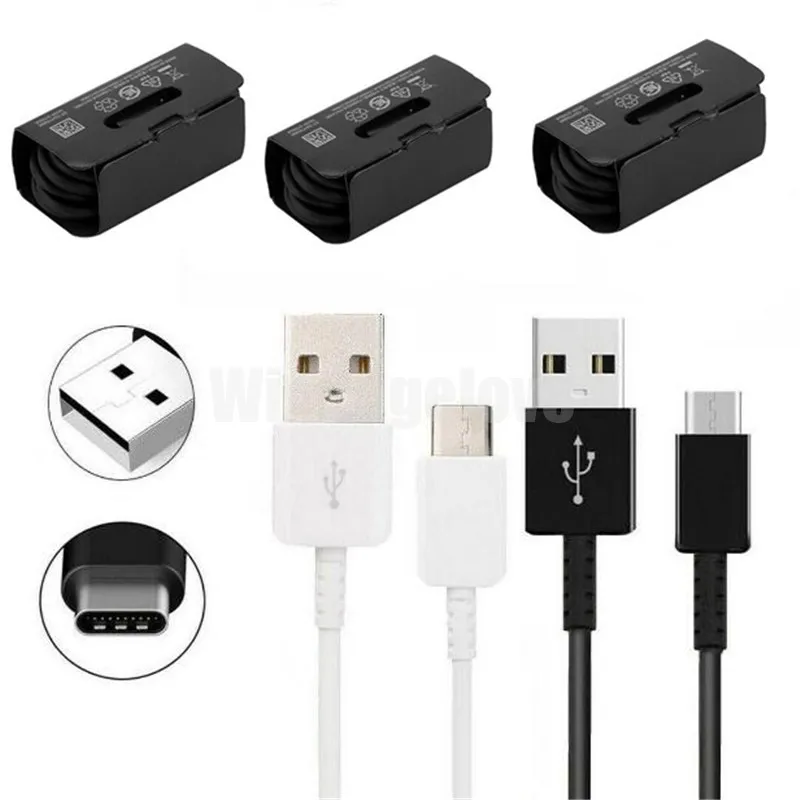 10 шт./лот OEM Note S10 USB Type C кабель 2A быстрый зарядный для Samsung Galaxy plus|Кабели передачи
