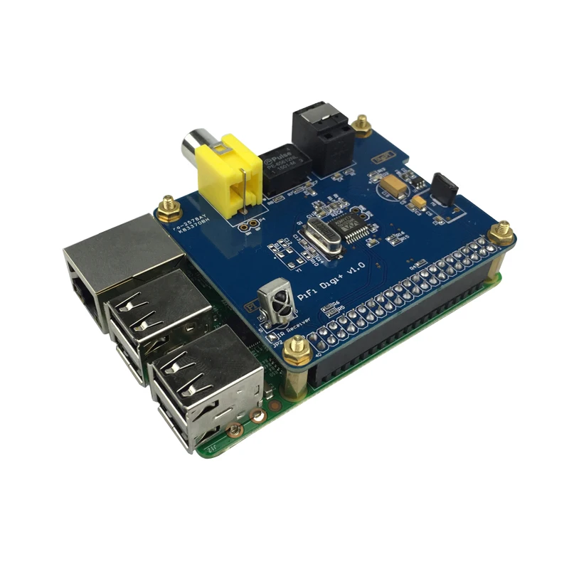 Цифровая звуковая карта Raspberry Pi HiFi PiFi Digi + GPIO плата для 4B/3B +/3B|Аксессуары