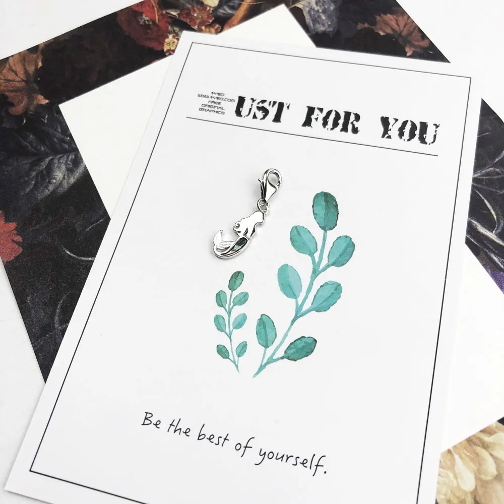 Прелести русалки красочные раковины из стерлингового серебра 925 пробы модные