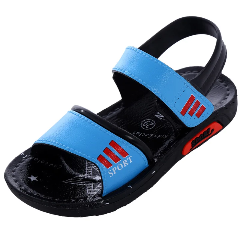 Летние детские сандалии для мальчиков и девочек повседневные уличные мягкие