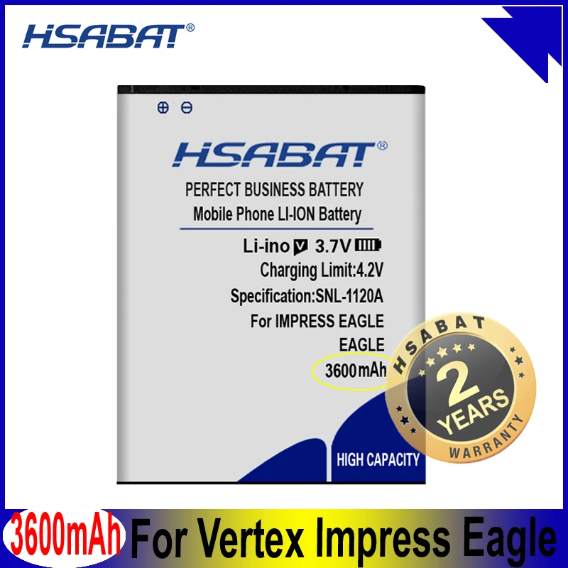HSABAT 3600 мач мобильный телефон аккумулятор для Vertex Impress eagle ARK Benefit M506