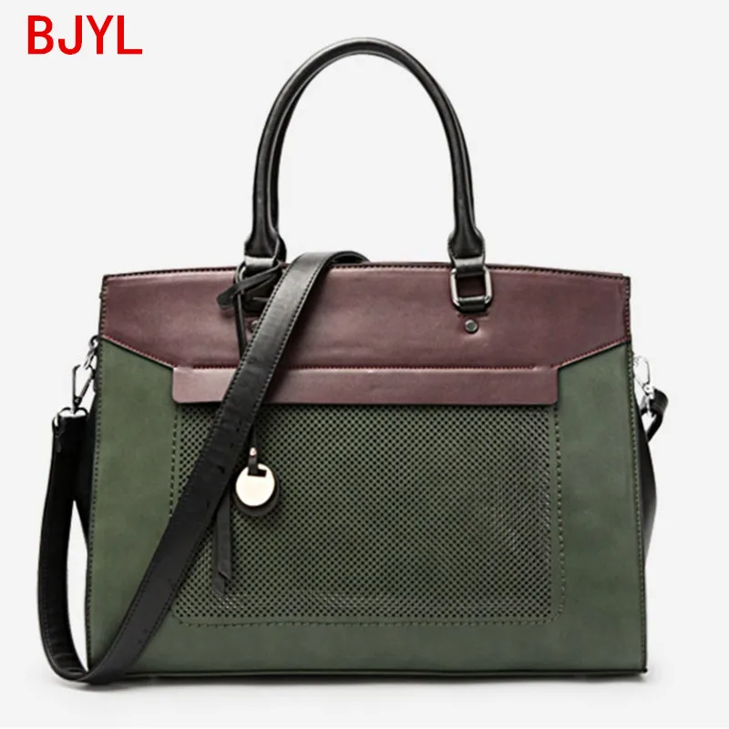 Luxury Fashion Women Handbag Document Briefcase Shoulder Tote Bag Female 14 Inch Laptop Bag Leather Messenger Crossbody Bags PU