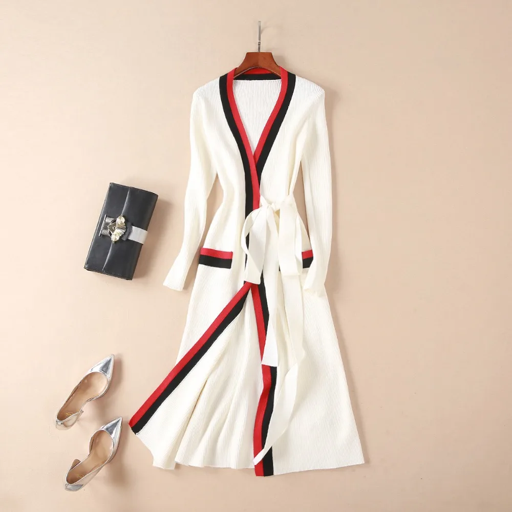 Осень Весна Элегантный женский сексуальный v образный вырез сплошной цвет