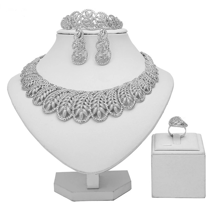 

ZuoDi 2020 nigerian wedding woman accessories jewelry set Wholesale italian Bridal jewelry set dubai gold designer jewelry set