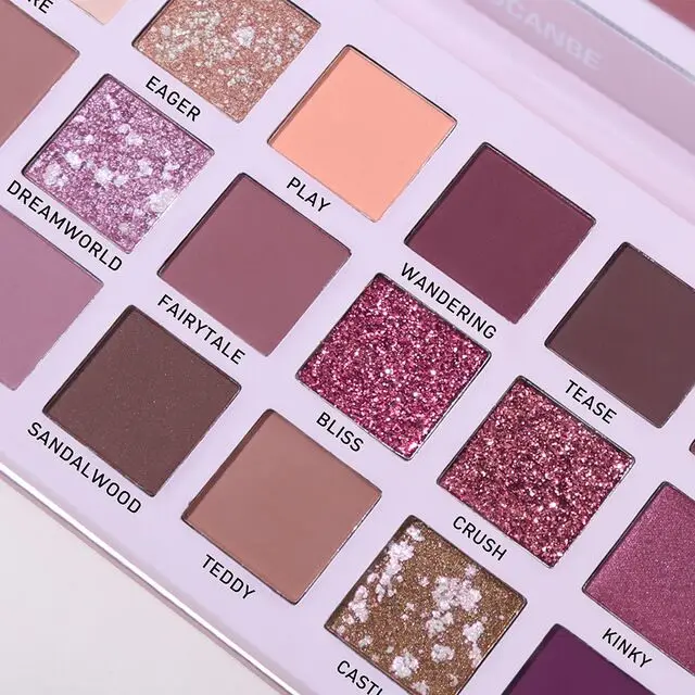 

UCANBE Brand Best Selling Eye Shadow 18 colors Makeup Glitter Shimmer Matte Eyeshadow Powder Long Lasting NUDE Palette Eyeshadow