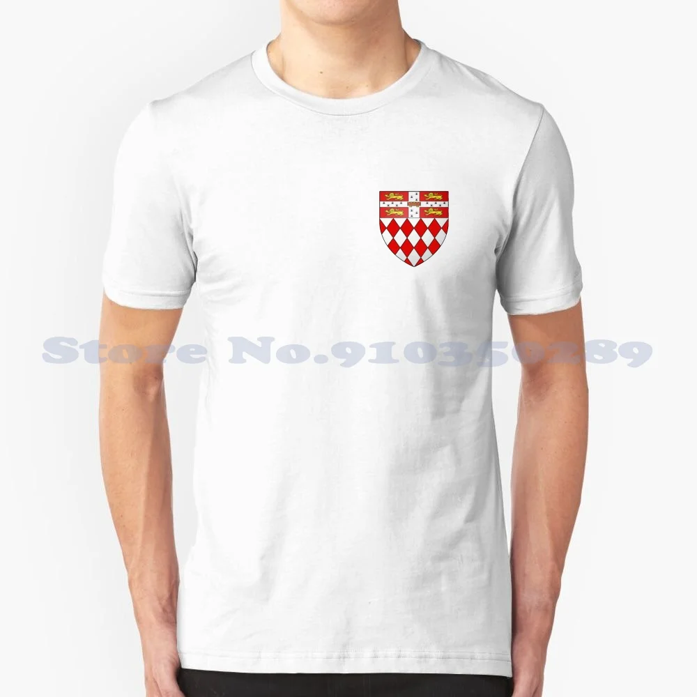 Футболка из 100% хлопка для колледжа Fitzwilliam