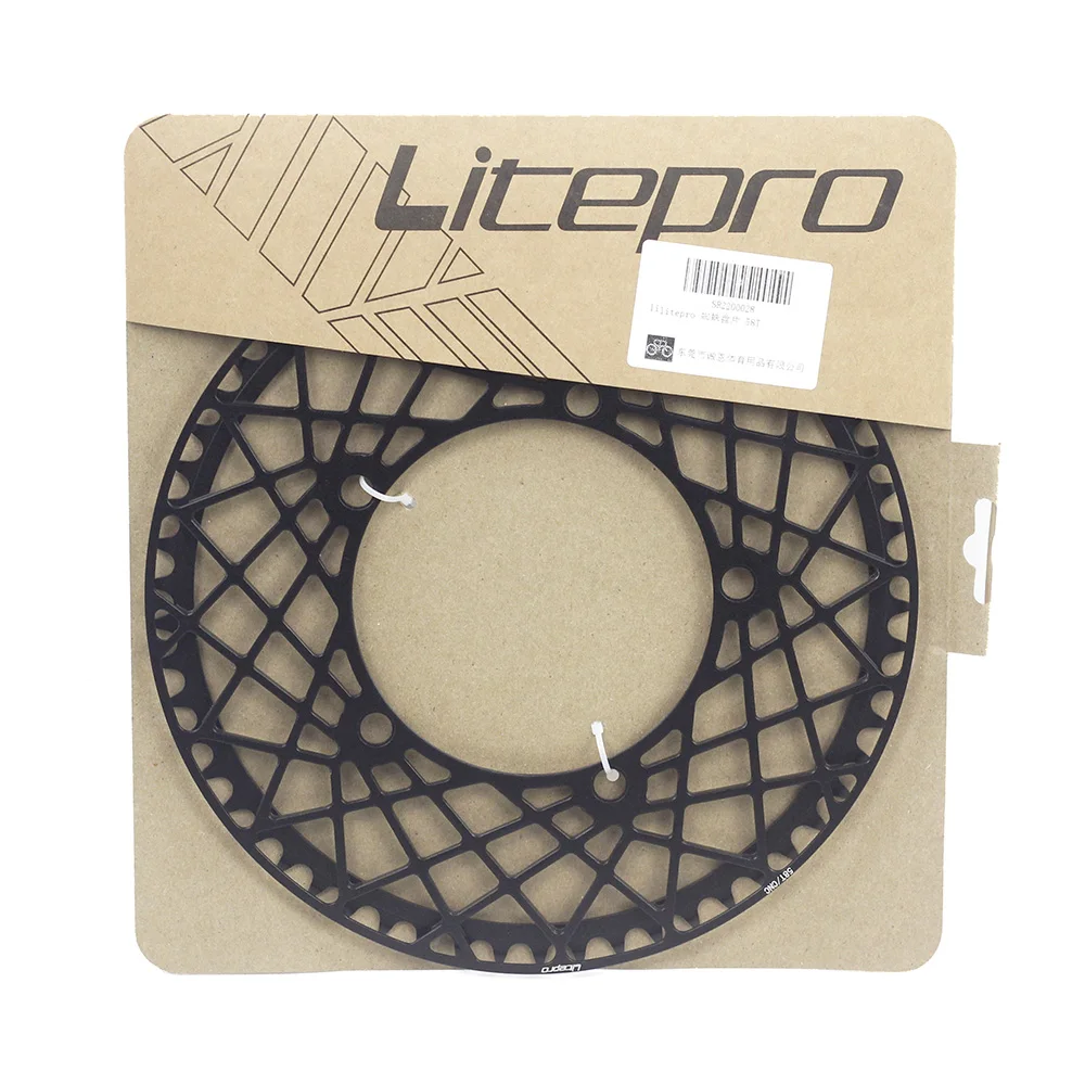 LITEPRO велосипедная Звездочка 130BCD Spider Shape 53T/56T/58T для складного велосипеда Fnhon
