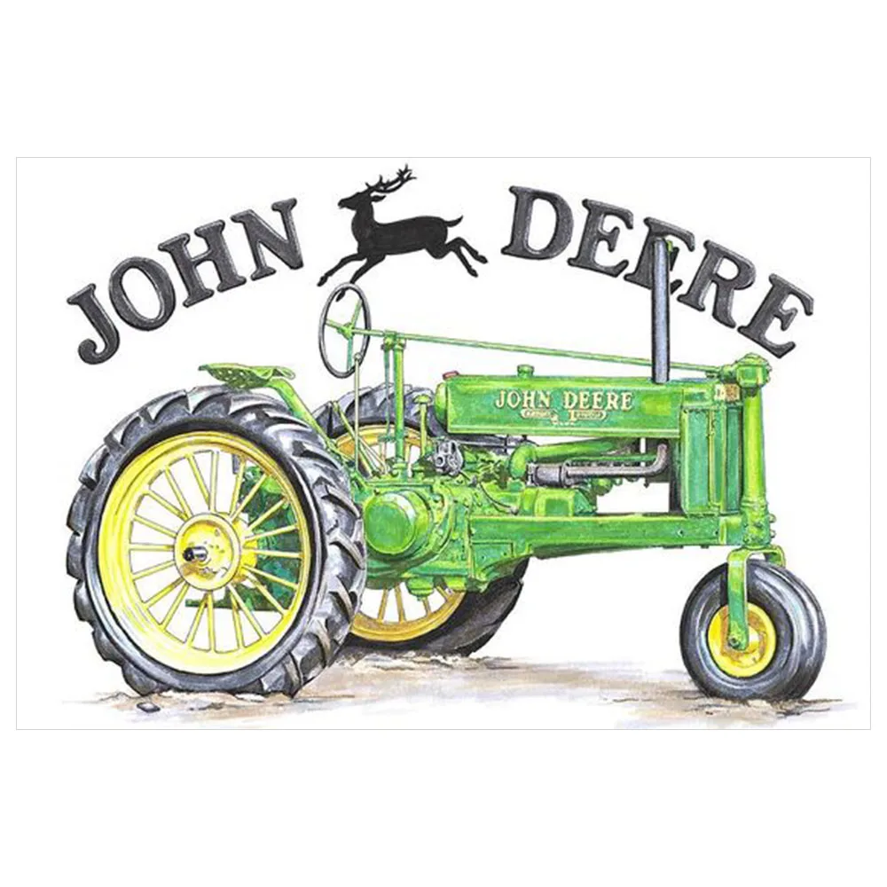 Винтажная машина трактор ферма металлическая Оловянная табличка декор для паба