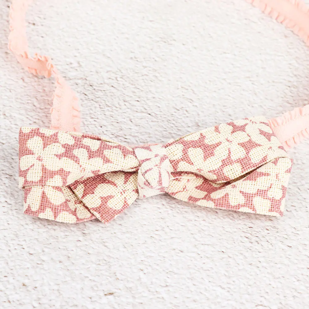 

Baby Girls Bowknot Hairband Infant Kids Printed Elastic Headband Cute Headdress Hair Accessories gumki do wlosow