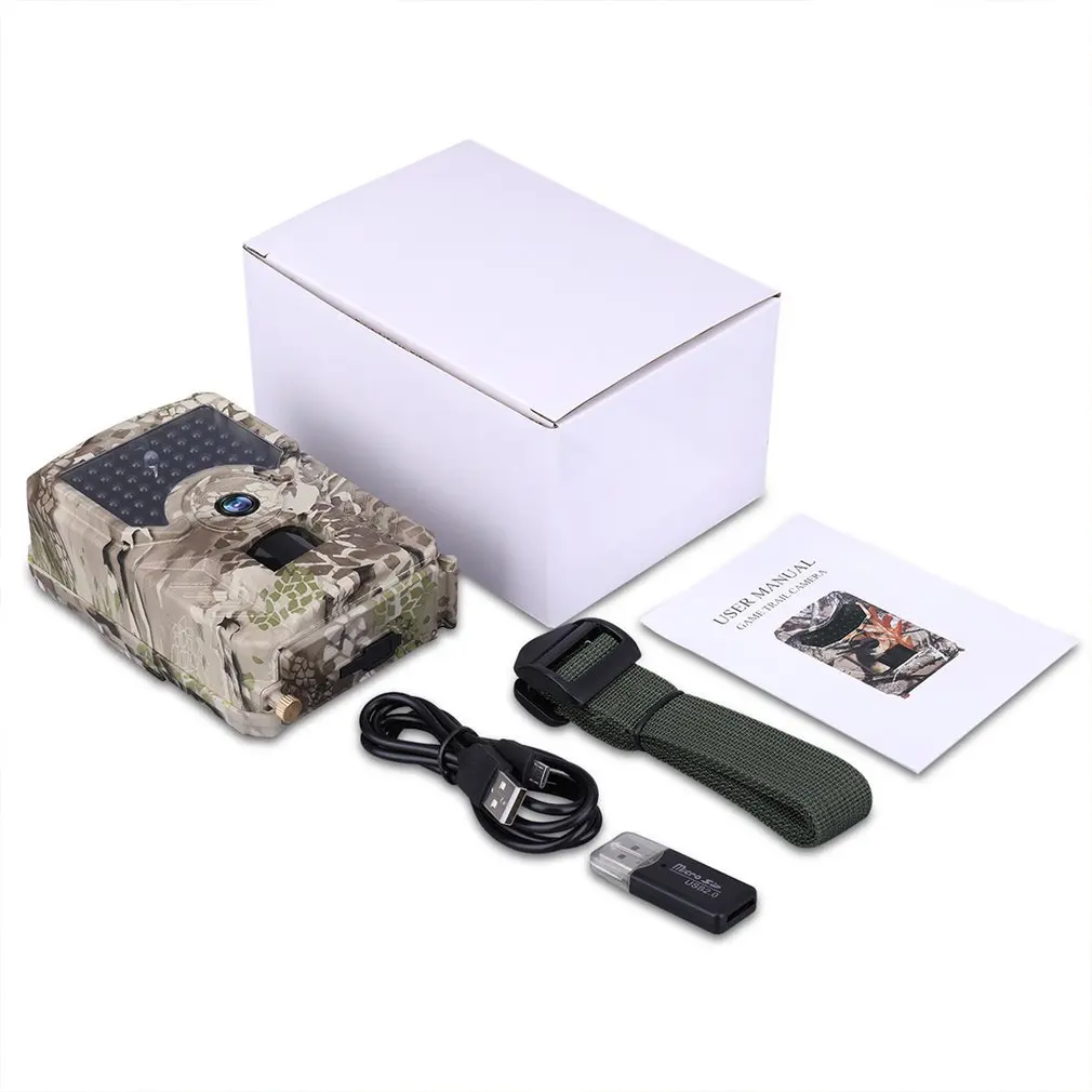 

PR200 Trail Camera 12mp 49 шт. 940nm Ir Led камера водонепроницаемая камера для дикой природы ночное видение фото ловушка Скауты