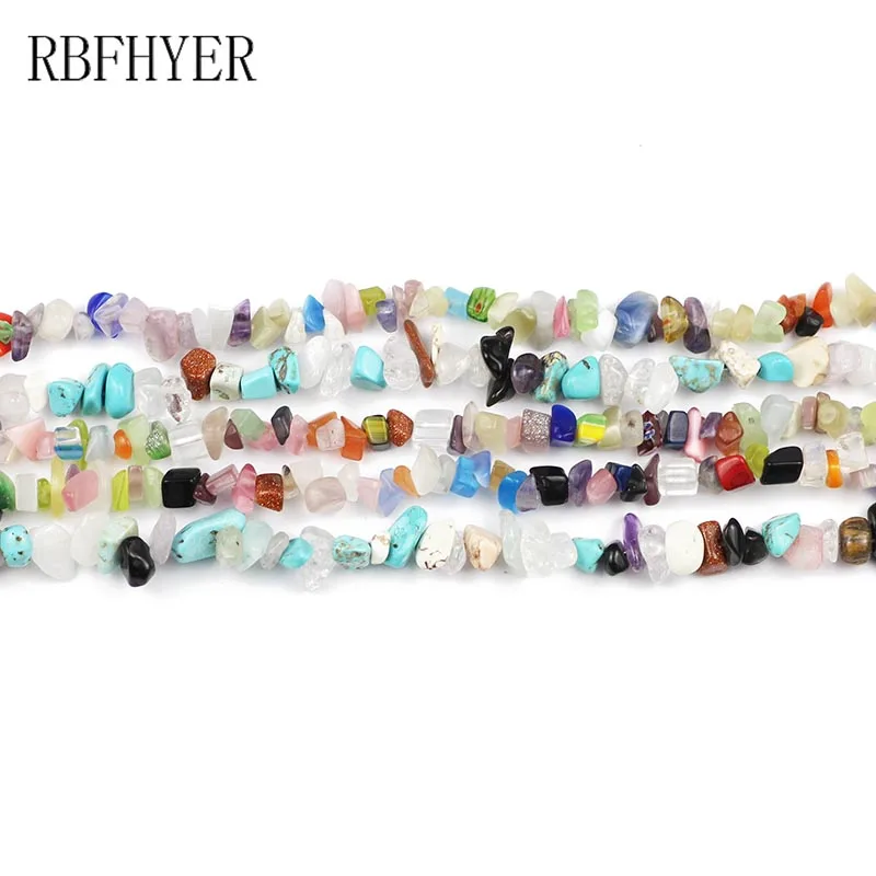 

_ Радужный камень, гравий, гладкие разделители, бусины россыпью 4 мм ~ 10 мм для браслетов ручной работы «сделай сам», изготовление ювелирных изделий, оптовая продажа