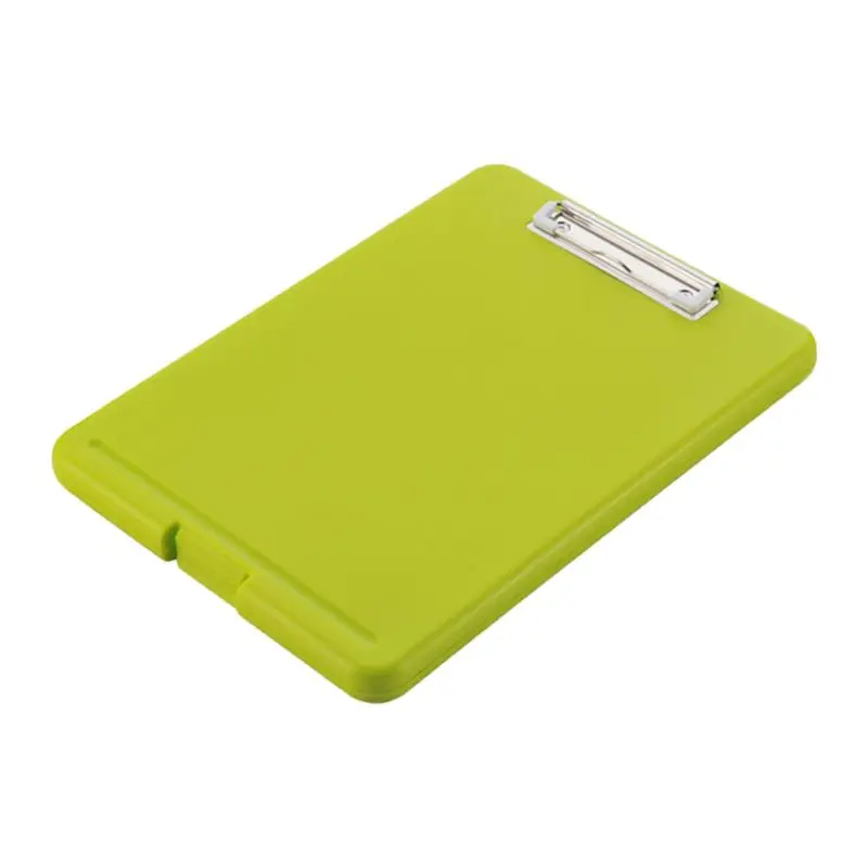 

A4 Plastic Storage Clipboard File Box Case Document File Folders Clipboard Writing Pad Stationery Office Supplies