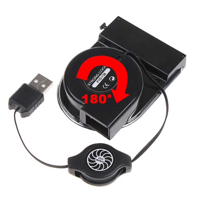 Портативный мини-вентилятор для охлаждения ноутбука с USB внешний вытяжной