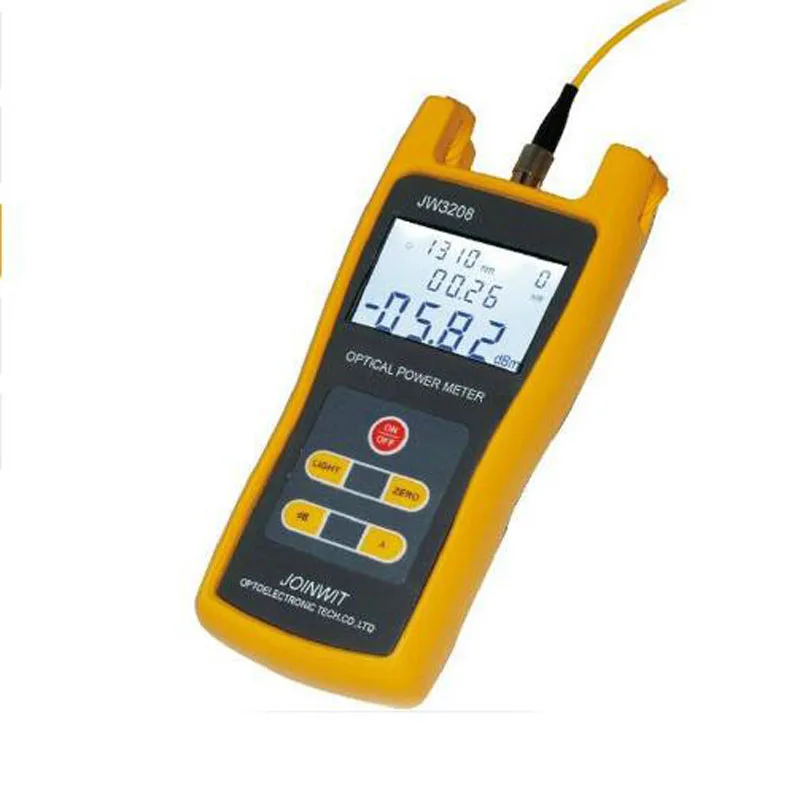 

JW3208 handheld optical power meter fiber optic cable tester