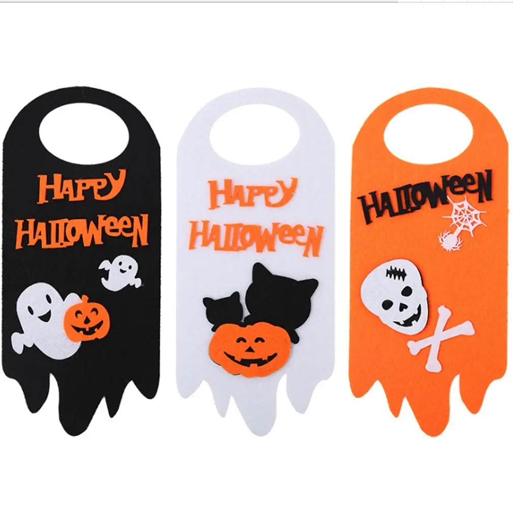 

Halloween Arrangement Props Pumpkin Ghost Cat Door Hanging Pendant Hotel Mall Ghost Festival Scene Decoration