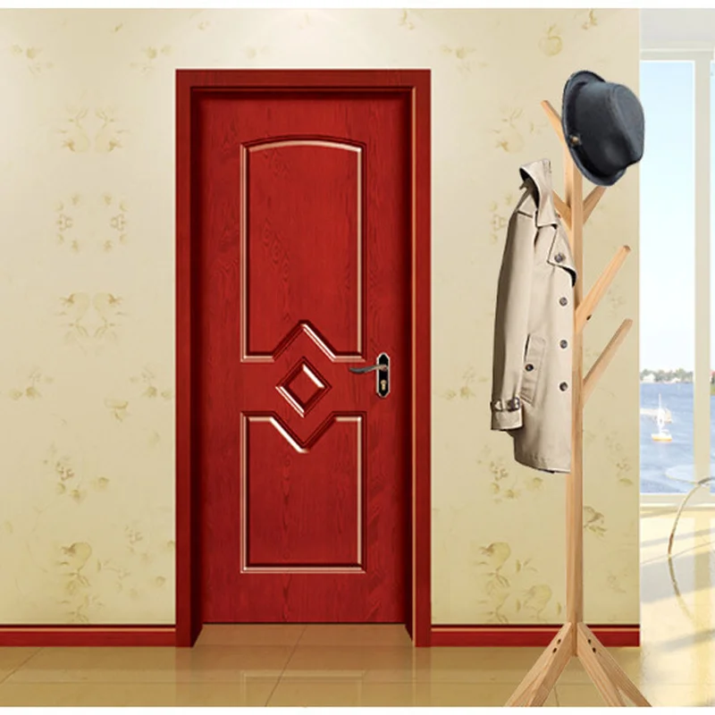 Современная напольная вешалка для пальто из массива дерева в спальню подвесная