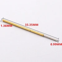 p100 q1 straight round head test probe probe length 33 35mm needle 1 36mm spring thimble 100 pieces pack home new probe