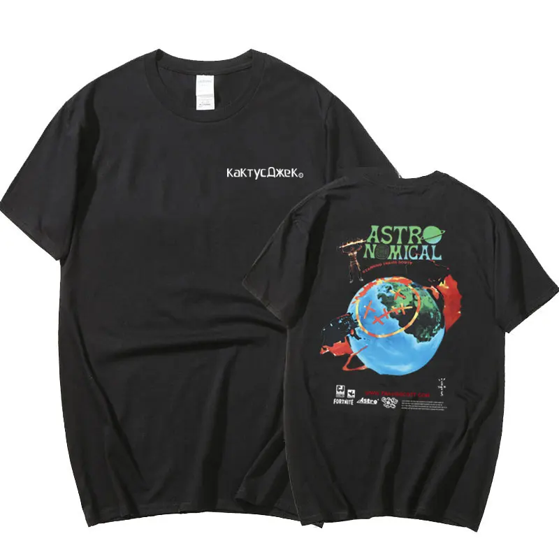 

Men Women Cactus Jack T ShirtTop Quality Travis Scott Astroworld Tees Hip-hop T-Shirt Men Summer O-Neck Harajuku Tee