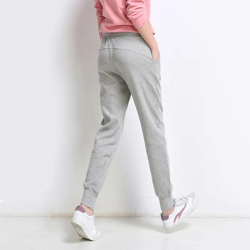 

MRMT 2021 Brand Spring Autumn Women's Trousers Cotton Pants Thin Knitting Who with Bound Feet Pants for Female Loose Trouser