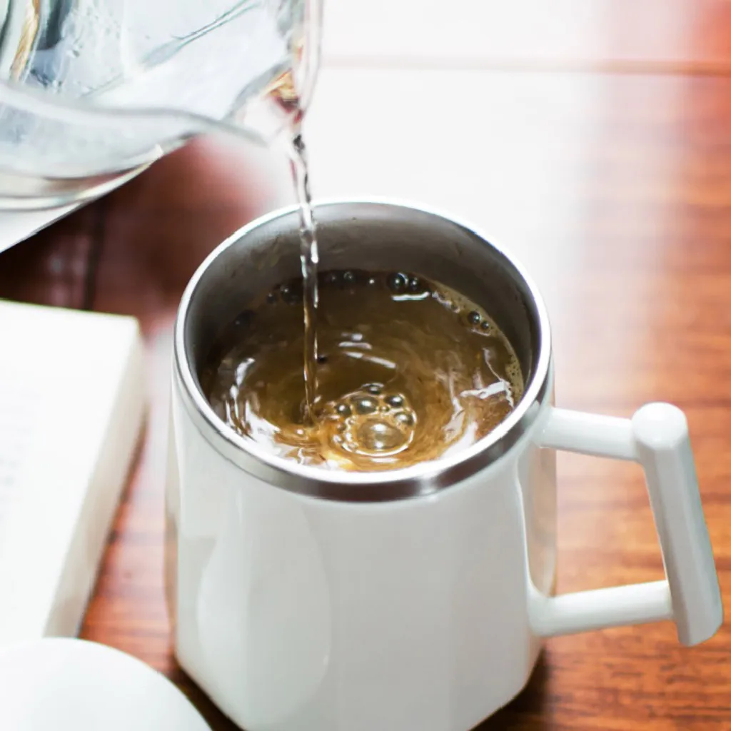 

2021 High Quality Mugs Coffee Cups Temperature Difference Automatic Mixing Cup Stirring Coffee Porcelain Cup